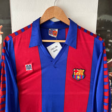 Cargar imagen en el visor de la galería, Camiseta Manga Larga FC Barcelona 1982-89 Meyba Vintage - S/M
