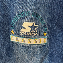 Cargar imagen en el visor de la galería, Chaqueta Bomber Vaquera Starter Vintage Mid 90’s - L/XL
