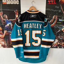 Charger l&#39;image dans la galerie, Camiseta San Jose Sharks 2009-11 Road Dany Heatley #15 Reebok - S/M
