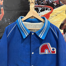 Carregar imagem no visualizador da galeria, Chaqueta Quebec Nordiques Late 70’s Shain Vintage - L/XL
