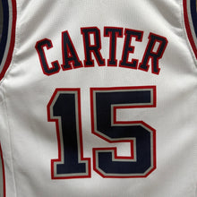 Cargar imagen en el visor de la galería, Camiseta New Jersey Nets Home 2004/08 Vince Carter #15 Champion Vintage - S/M

