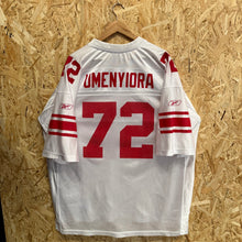 Charger l'image dans la galerie, Camiseta New York Giants 2008 Road Super Bowl XLII Osi Umenyiora #72 Reebok - XL/XXL
