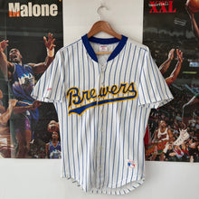 Cargar imagen en el visor de la galería, Beisbolera Milwaukee Brewers Rawlings Vintage 1990/91- S/M

