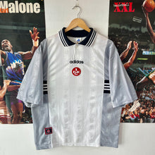 Cargar imagen en el visor de la galería, Camiseta 1.FC Kaiserslutern 1997-98 Away Adidas Vintage - L/XL
