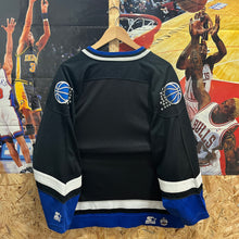 Carregar imagem no visualizador da galeria, Camiseta Hockey Orlando Magic Mid/Late 90s Starter Vintage - M/L
