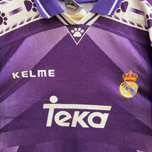 Carregar imagem no visualizador da galeria, Camiseta Real Madrid CF 1996-97 Away Kelme Vintage - L/XL
