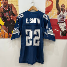 Cargar imagen en el visor de la galería, Camiseta Dallas Cowboys Emmitt Smith #22 Reebok Reversible Vintage - 44/L
