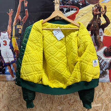 Cargar imagen en el visor de la galería, Chaqueta Bomber Satinada Oakland Athletics Late 80s/Early 90s Starter Vintage - XS/S
