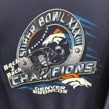 Lade das Bild in den Galerie-Viewer, Sudadera Denver Broncos 1998-99 Logo 7 Vintage - M/L
