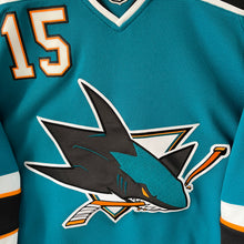 Charger l&#39;image dans la galerie, Camiseta San Jose Sharks 2009-11 Road Dany Heatley #15 Reebok - S/M

