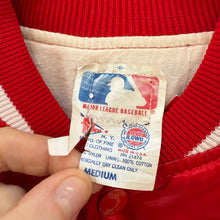 Carregar imagem no visualizador da galeria, Chaqueta Bomber Satinada Cincinnati Reds Felco Late 70’s/Early 80’s Vintage - S/M
