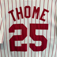 Cargar imagen en el visor de la galería, Beisbolera Philadelphia Phillies Jim Thome #25 Home Majestic Vintage Y2K- M/L
