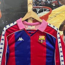 Cargar imagen en el visor de la galería, Camiseta FC Barcelona 1992-95 Home Kappa Vintage - L/XL
