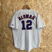 Lade das Bild in den Galerie-Viewer, Beisbolera New York Mets Roberto Alomar #12 2002/03 Home Russell Athletic Vintage-M/L
