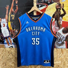 Carregar imagem no visualizador da galeria, Camiseta Oklahoma City Thunder Road 2014 Kevin Durant #35 Adidas - L/XL
