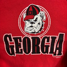 Lade das Bild in den Galerie-Viewer, Sudadera Georgia Bulldogs 90’s Fruit of the Loom Vintage - L/XL
