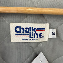 Load image into Gallery viewer, Chaqueta Bomber Satinada Houston Oilers Chalk Line Vintage Late 80’s / Early 90’s - S/M
