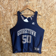 Cargar imagen en el visor de la galería, Camiseta Reversible Georgetown Hoyas Dikembe Mutombo #50 90s Starter Vintage - L/XL
