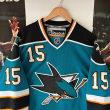 Charger l&#39;image dans la galerie, Camiseta San Jose Sharks 2009-11 Road Dany Heatley #15 Reebok - S/M

