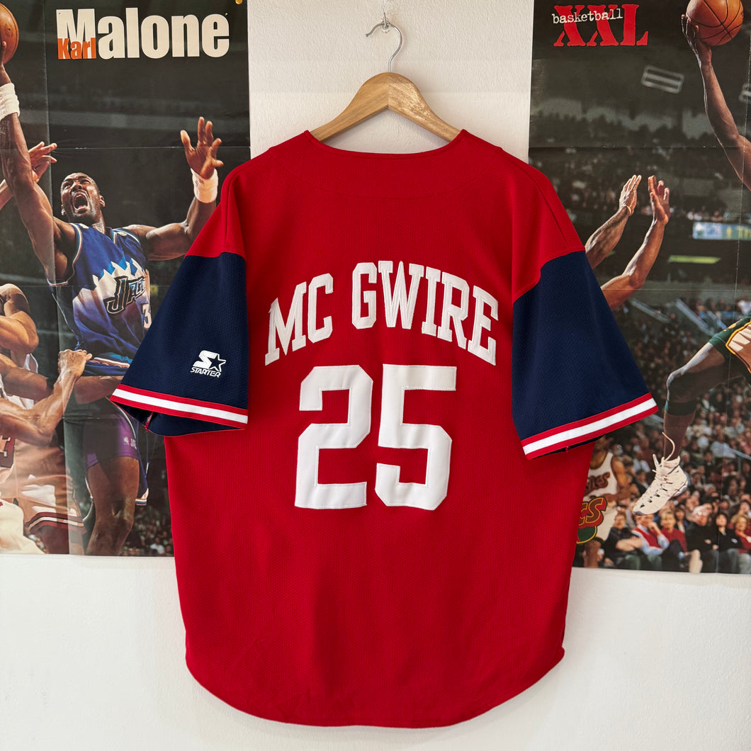 Beisbolera St. Louis Cardinals Mark McGwire #25 Starter Vintage Late 90s- XL