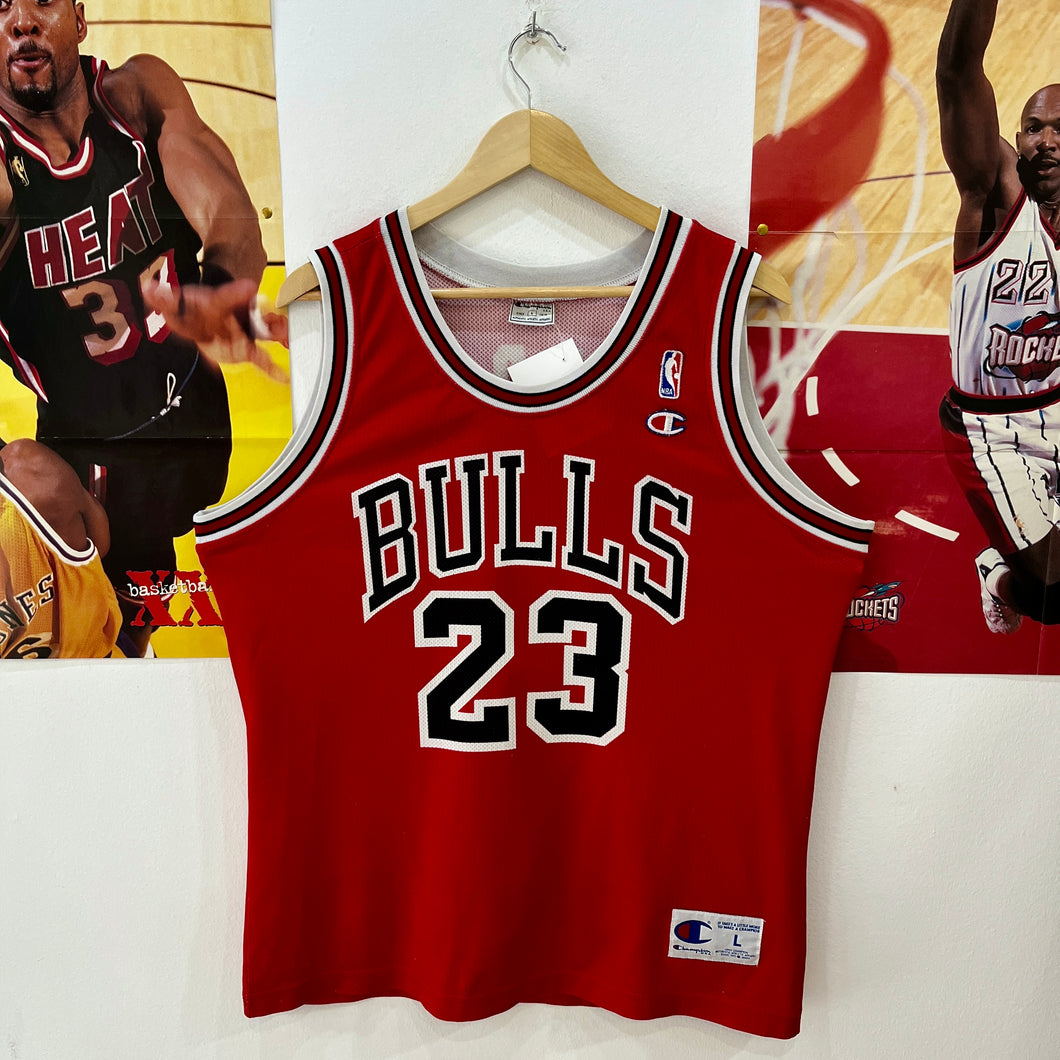 Camiseta Chicago Bulls Road 1998-99 Michael Jordan #23 Champion Vintage - L/XL