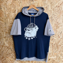 Carregar imagem no visualizador da galeria, Camiseta con capucha Georgetown Hoyas Early 90s Starter Vintage - L/XL
