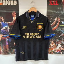 Cargar imagen en el visor de la galería, Camiseta Manchester United 1993-95 Away Umbro Vintage - S/M
