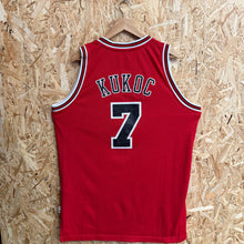 Cargar imagen en el visor de la galería, Camiseta Chicago Bulls Hardwood Classics Road 2013 Toni Kukoc #7 Adidas - L/XL
