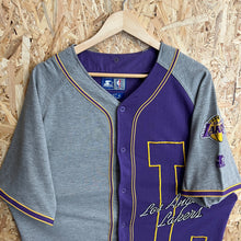Cargar imagen en el visor de la galería, Beisbolera Los Angeles Lakers 90’s Starter Vintage - XL/XXL
