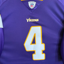 Cargar imagen en el visor de la galería, Camiseta Minnesota Vikings 2009 Home Brett Favre #4 Reebok - L/XL
