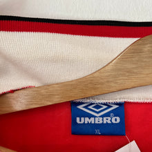 Cargar imagen en el visor de la galería, Camiseta Manchester United 1992-94 Home Umbro Vintage - XL/XXL
