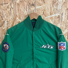 Load image into Gallery viewer, Chaqueta Bomber New York Jets Early 90’s Starter Vintage - S/M
