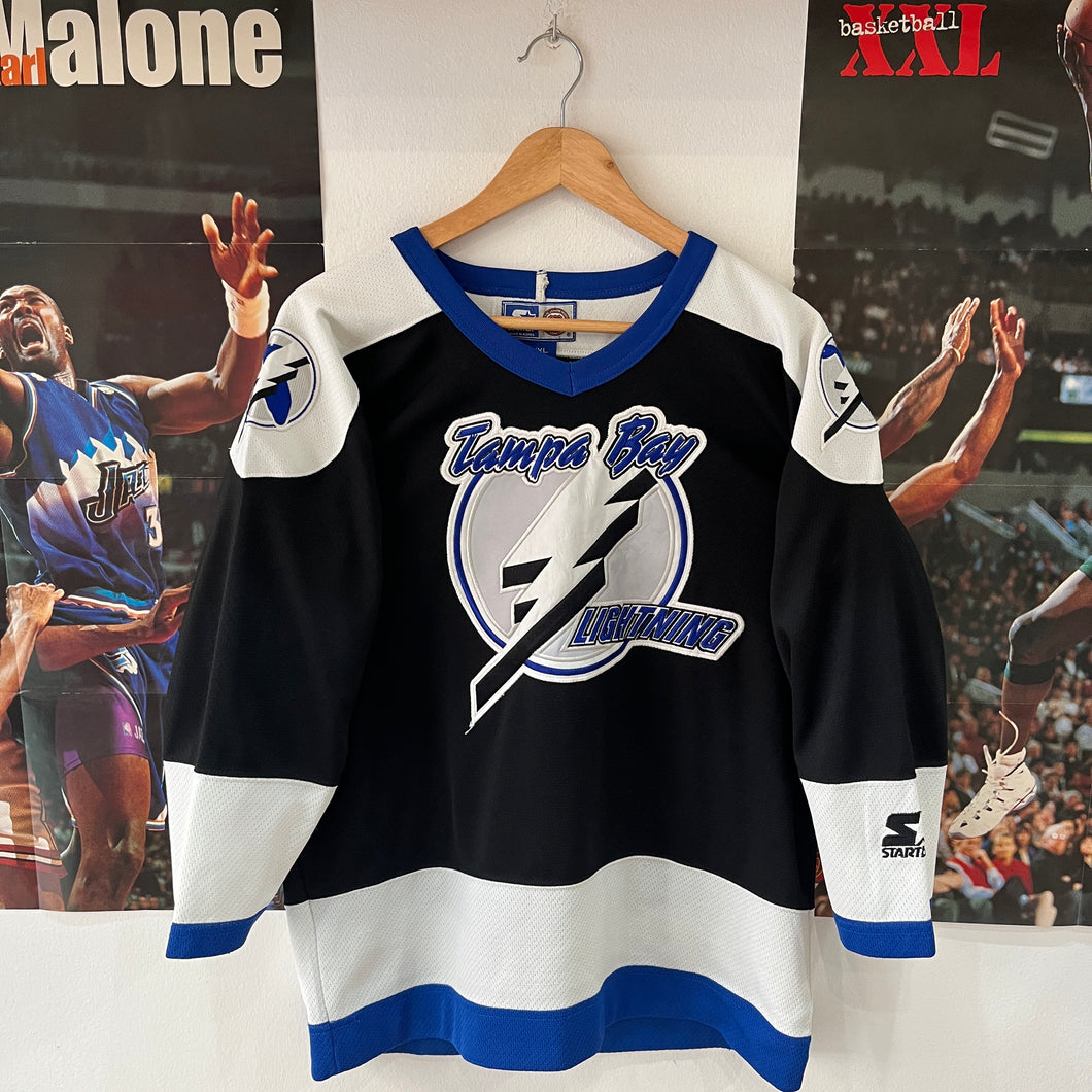 Camiseta Tampa Bay Lightning Road Starter Vintage Late 90’s - L/XL Youth