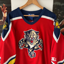Carregar imagem no visualizador da galeria, Camiseta Florida Panthers Road Starter Vintage 90’s - S/M

