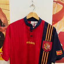 Carica l&#39;immagine nel visualizzatore di Gallery, Camiseta España 1996 Home Adidas Vintage - L/XL
