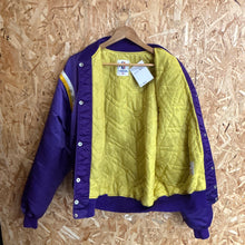 Lade das Bild in den Galerie-Viewer, Chaqueta Bomber Satinada Los Angeles Lakers Late 80’s Starter Vintage - L/XL
