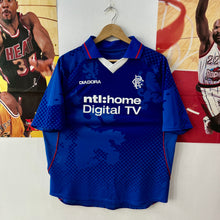 Load image into Gallery viewer, Camiseta Rangers FC 2002-03 Home Diadora Vintage - L/XL
