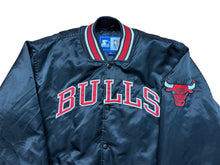 Charger l&#39;image dans la galerie, Chicago Bulls Starter vintage Satin Bomber Veste M/L/XL

