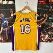 Charger l&#39;image dans la galerie, Camiseta Los Angeles Lakers Home 2008-09 Pau Gasol #16 Champion - M/L
