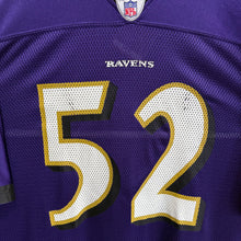 Cargar imagen en el visor de la galería, Camiseta Baltimore Ravens 2008 Home Ray Lewis #52 Reebok - XL/XXL
