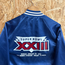 Carica l'immagine nel visualizzatore di Gallery, Chaqueta Bomber Satinada Super Bowl XXIII 1989 Chalk Line Vintage - M/L
