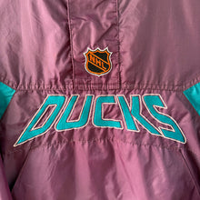 Carica l&#39;immagine nel visualizzatore di Gallery, Pullover Ligero Anaheim Mighty Ducks Starter 1995 Vintage - XS/S
