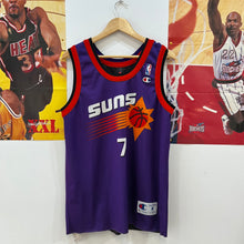 Cargar imagen en el visor de la galería, Camiseta Phoenix Suns 1996-98 Reversible Kevin Johnson #7 Champion Vintage - M
