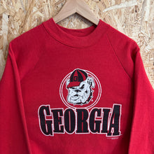 Lade das Bild in den Galerie-Viewer, Sudadera Georgia Bulldogs 90’s Fruit of the Loom Vintage - L/XL
