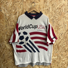 Cargar imagen en el visor de la galería, Polo Copa del Mundo USA 94 Adidas Vintage - XL/XXL

