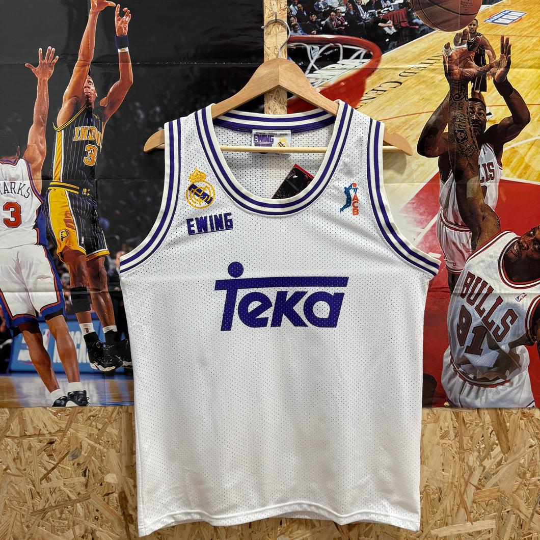 Camiseta Real Madrid Baloncesto 1993/94 Home Ewing Vintage - S/M