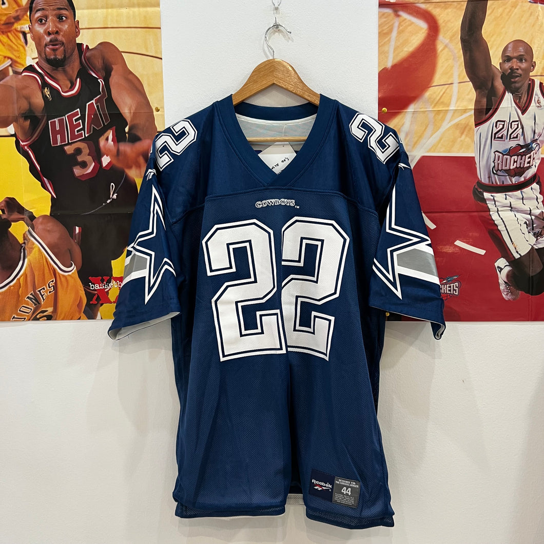 Camiseta Dallas Cowboys Emmitt Smith #22 Reebok Reversible Vintage - 44/L