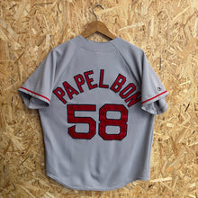 Cargar imagen en el visor de la galería, Beisbolera Boston Red Sox Jonathan Papelbon #58 2005-08 Majestic Vintage - M/L

