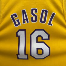 Charger l'image dans la galerie, Camiseta Los Angeles Lakers Home 2008/09 Pau Gasol #16 Champion Vintage - L YOUTH
