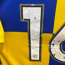 Cargar imagen en el visor de la galería, Camiseta Parma 2013-14 Away Centenario Player Issue/Match Worn Parolo #16 Errea - M/L
